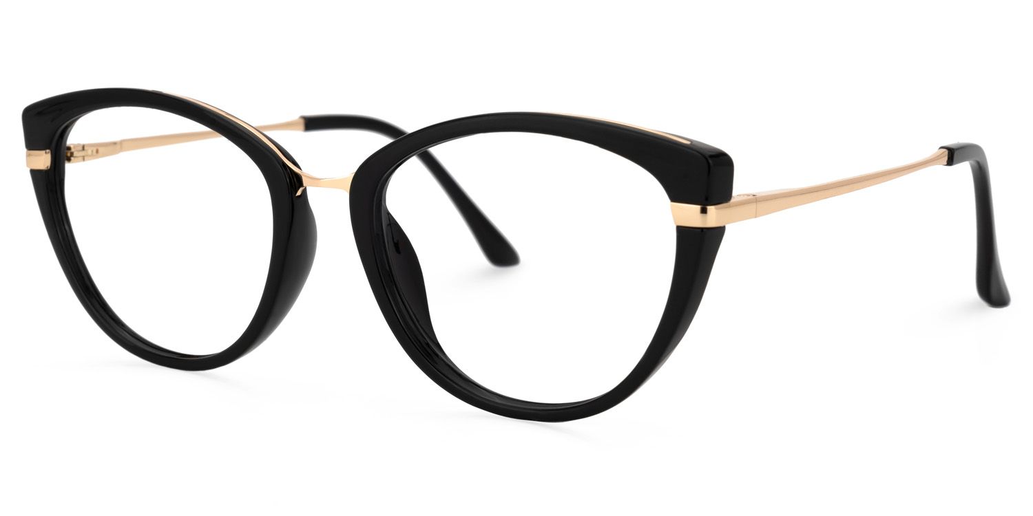 Peden Cateye Black Glasses | ZEELOOL Canada1