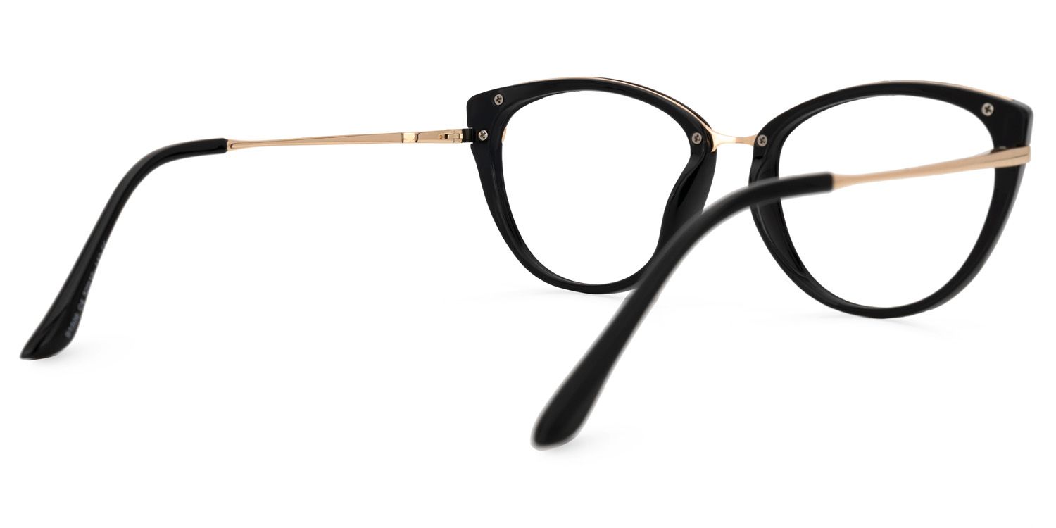 Peden Cateye Black Glasses | ZEELOOL Canada3