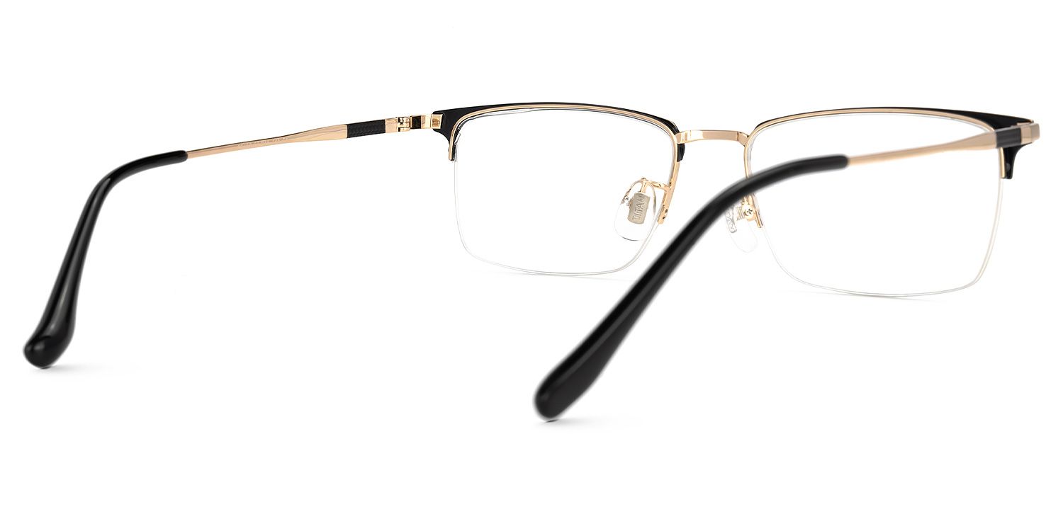 Tamika Rectangle Black Glasses | ZEELOOL Canada3