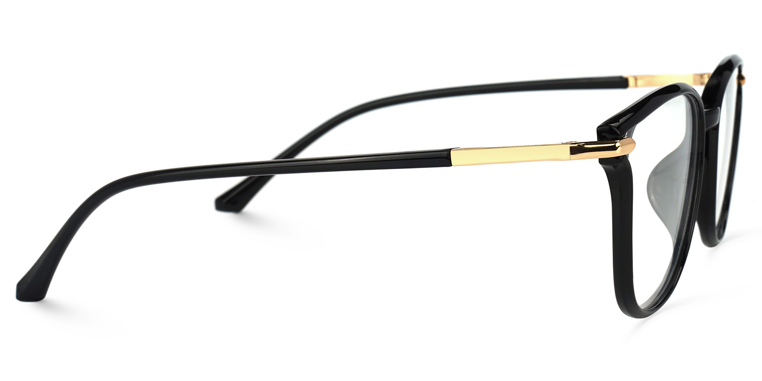 Mander Square Black Glasses | ZEELOOL Canada2