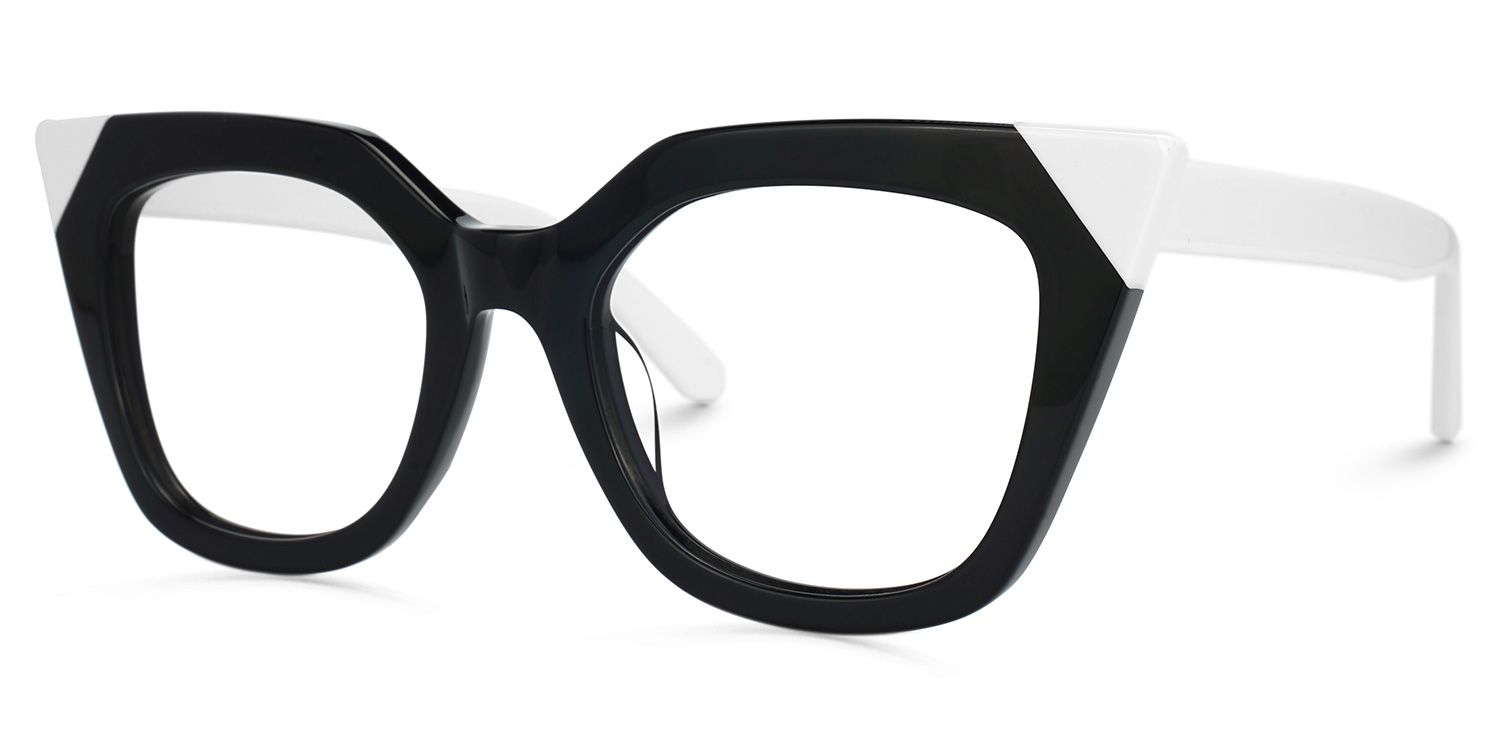 Debnath Cateye Black Glasses | ZEELOOL Canada1