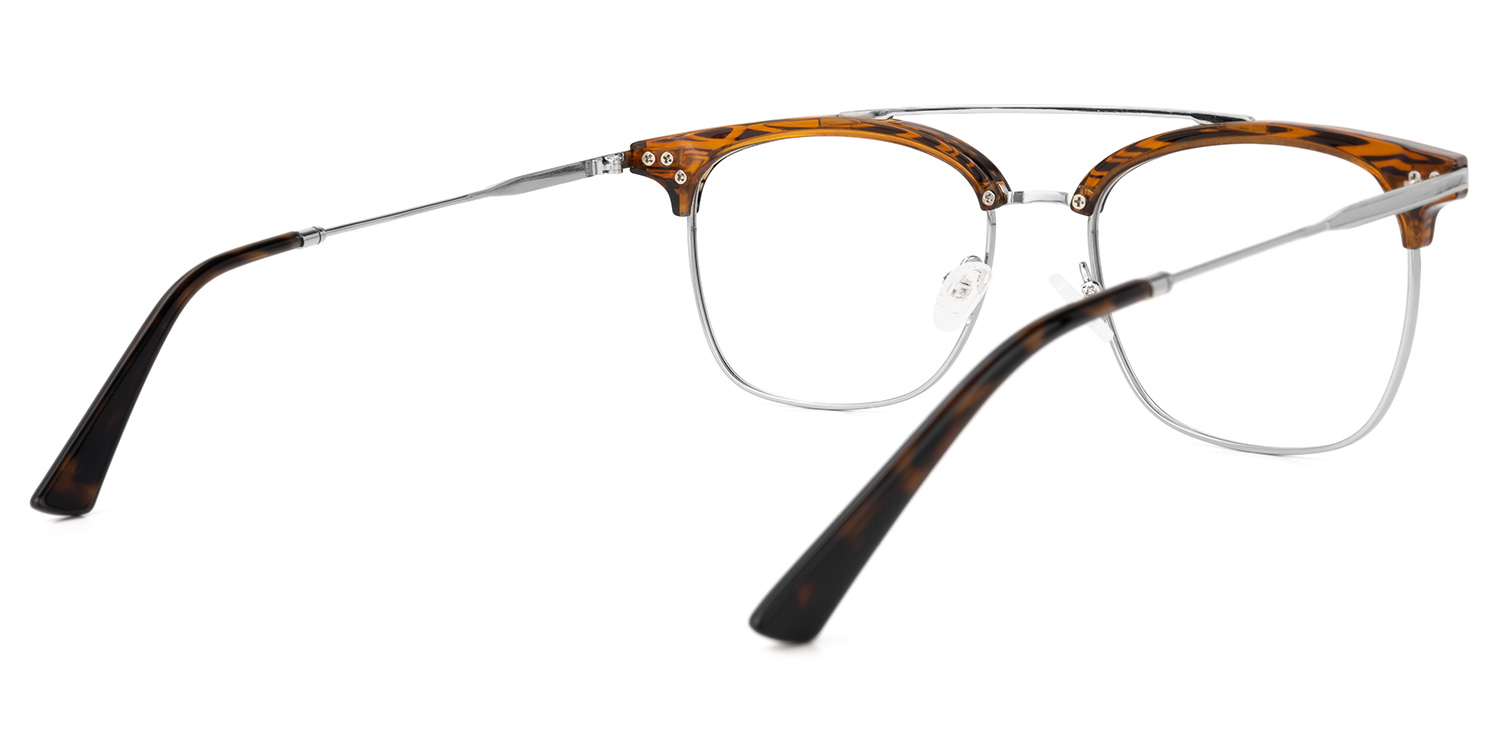 Dornisha Square Brown Glasses3