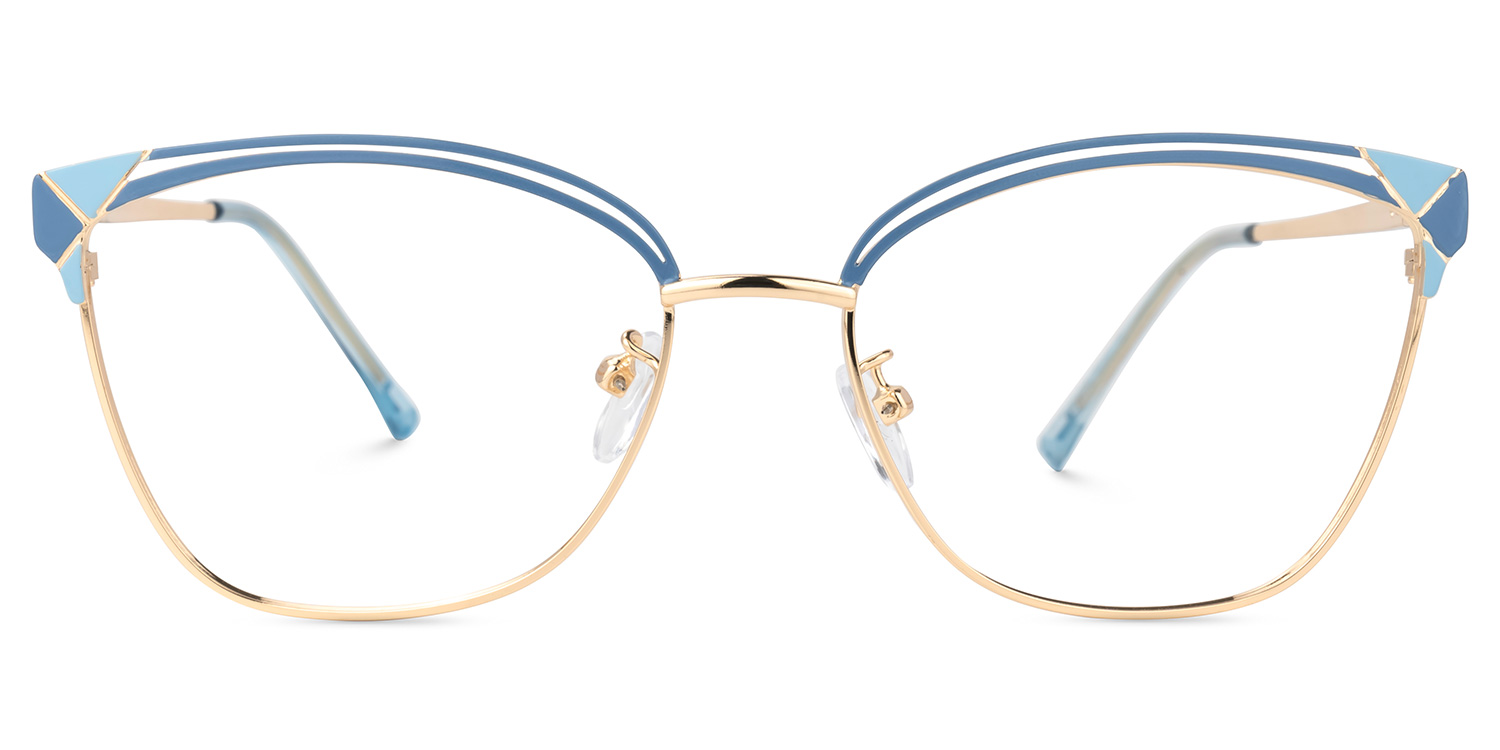 Exey Cateye Blue Glasses | ZEELOOL Canada0
