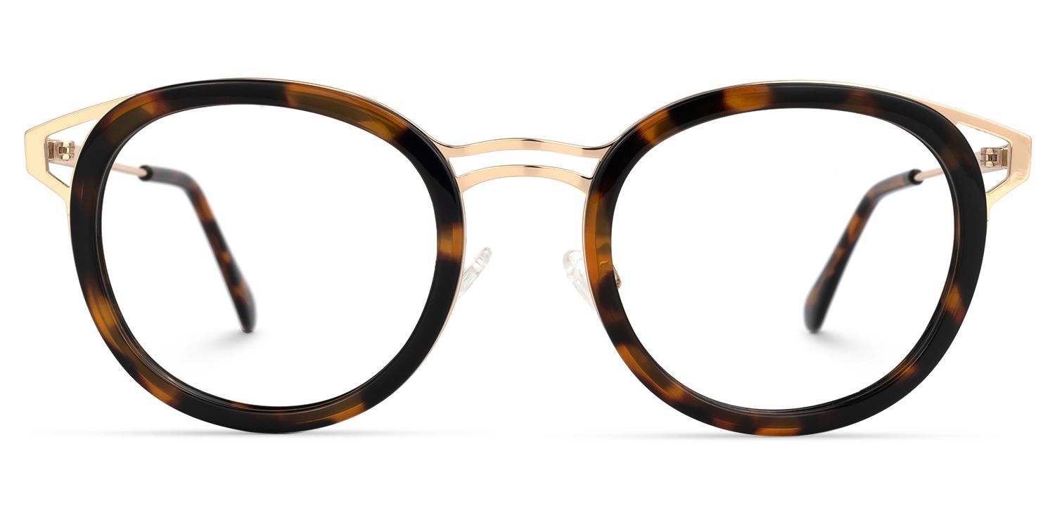 Nakesha Round Tortoise Glasses | ZEELOOL Canada0