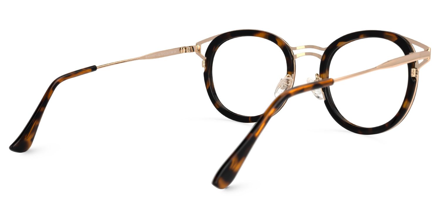 Nakesha Round Tortoise Glasses | ZEELOOL Canada3