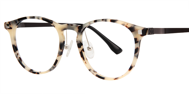 MaryKay Round Black-Silver Glasses | ZEELOOL Canada2