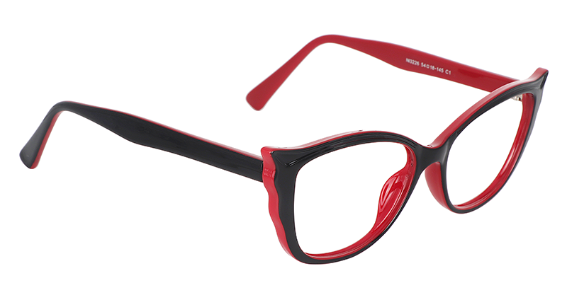 Angel's Wing Black Glasses | ZEELOOL Canada3