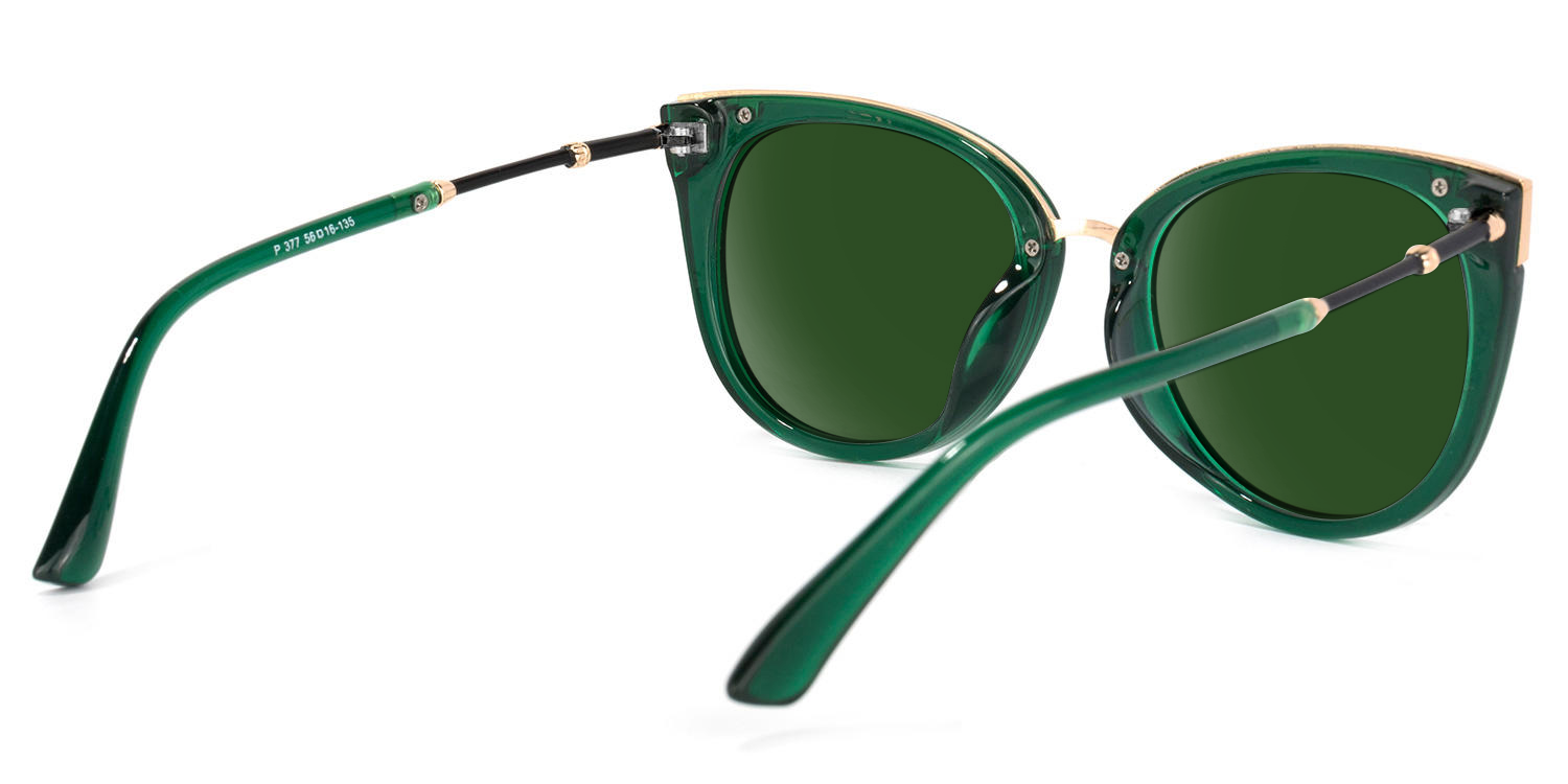 Dalton Plastic Dark-Green Frame Sunglasses | ZEELOOL CA4