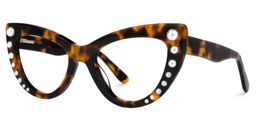 Maegan Cateye Tortoise Glasses1
