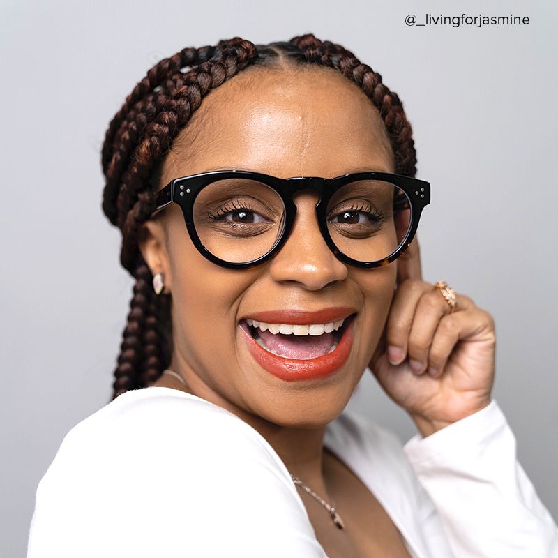 Malloy Round Black and Tortoise Eyeglasses and Frames6