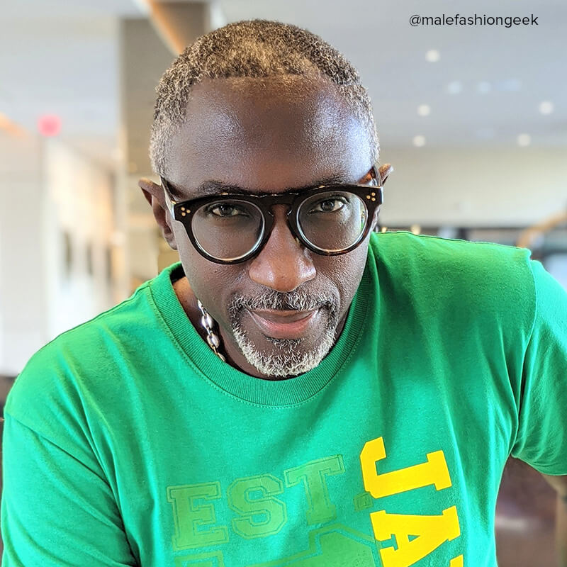 Malloy Round Black and Tortoise Glasses5