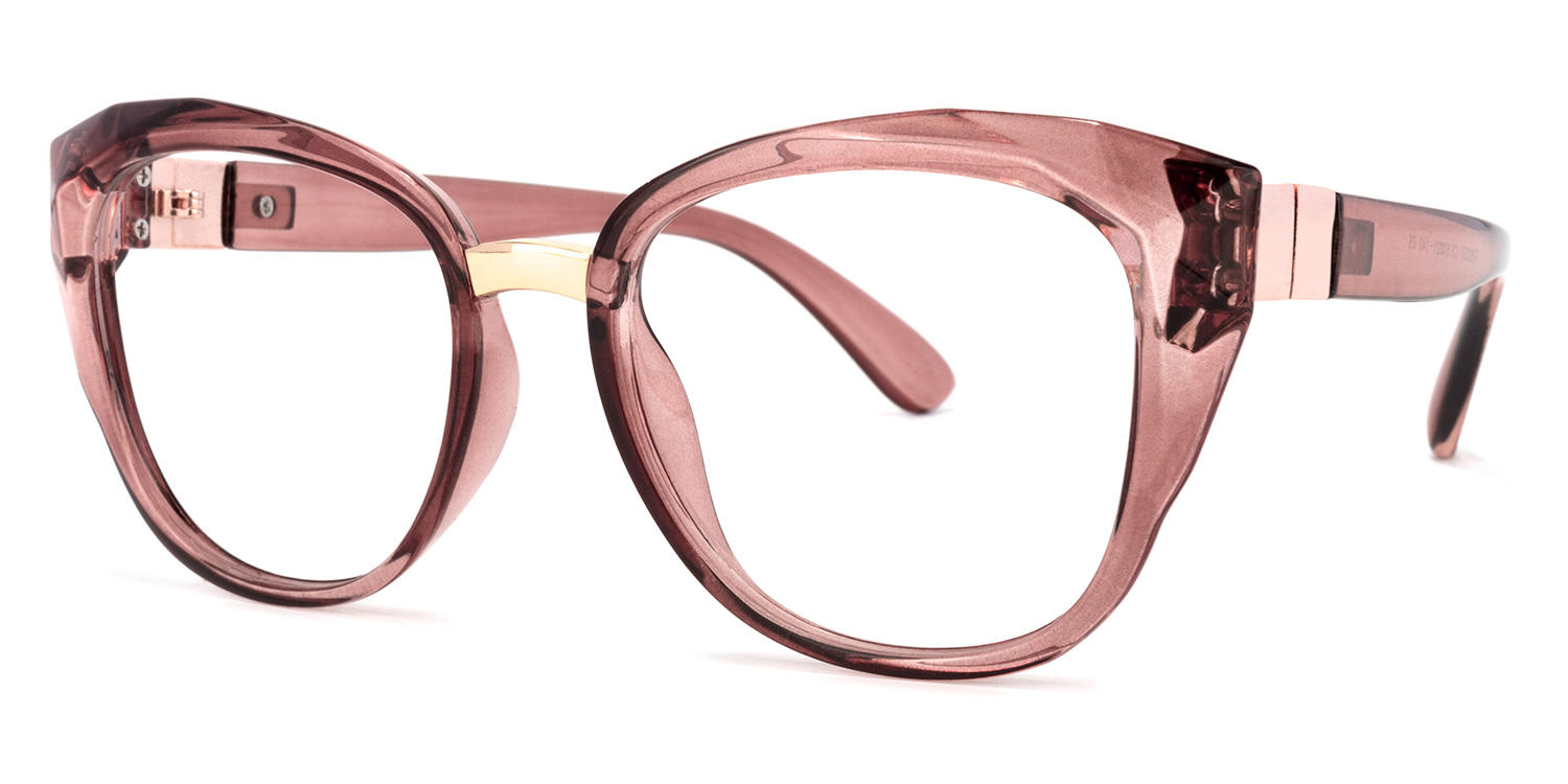 Mouna Cateye Dusty-Pink Glasses | ZEELOOL Canada1