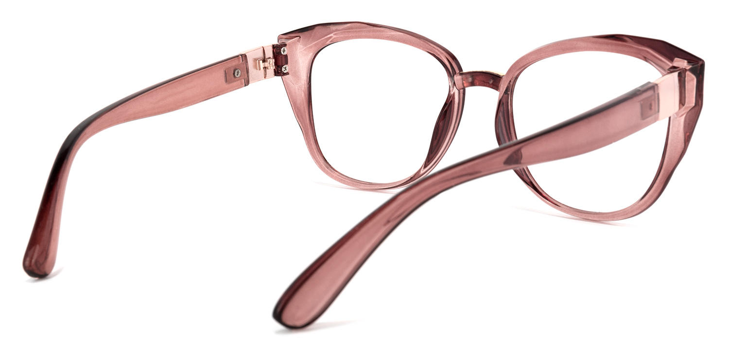 Mouna Cateye Dusty-Pink Glasses | ZEELOOL Canada3