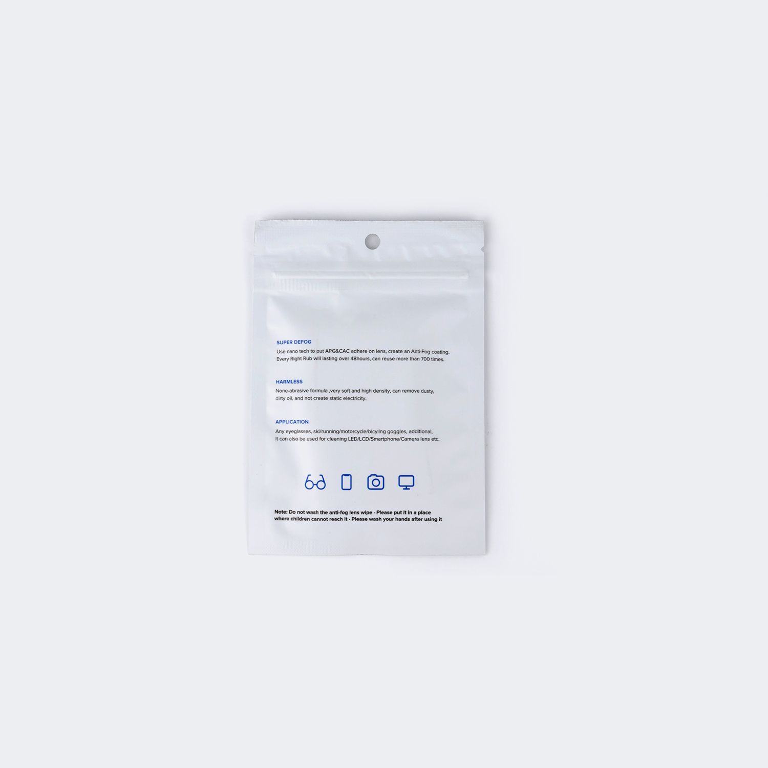 Anti-fog Lens Cleaning Wipes  | ZEELOOL Canada1