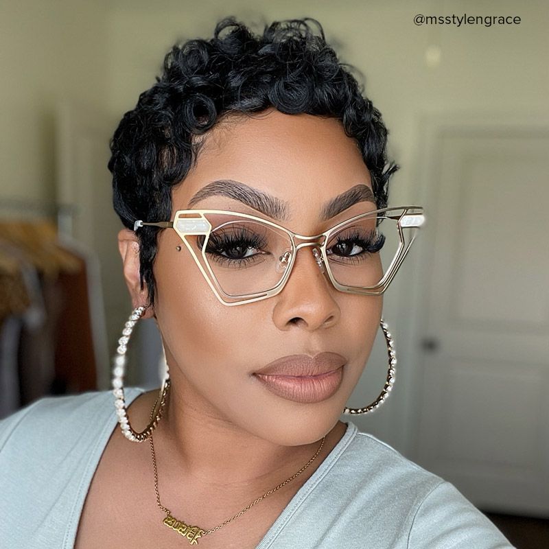 Janelle Butterfly Gold Glasses | ZEELOOL Canada4