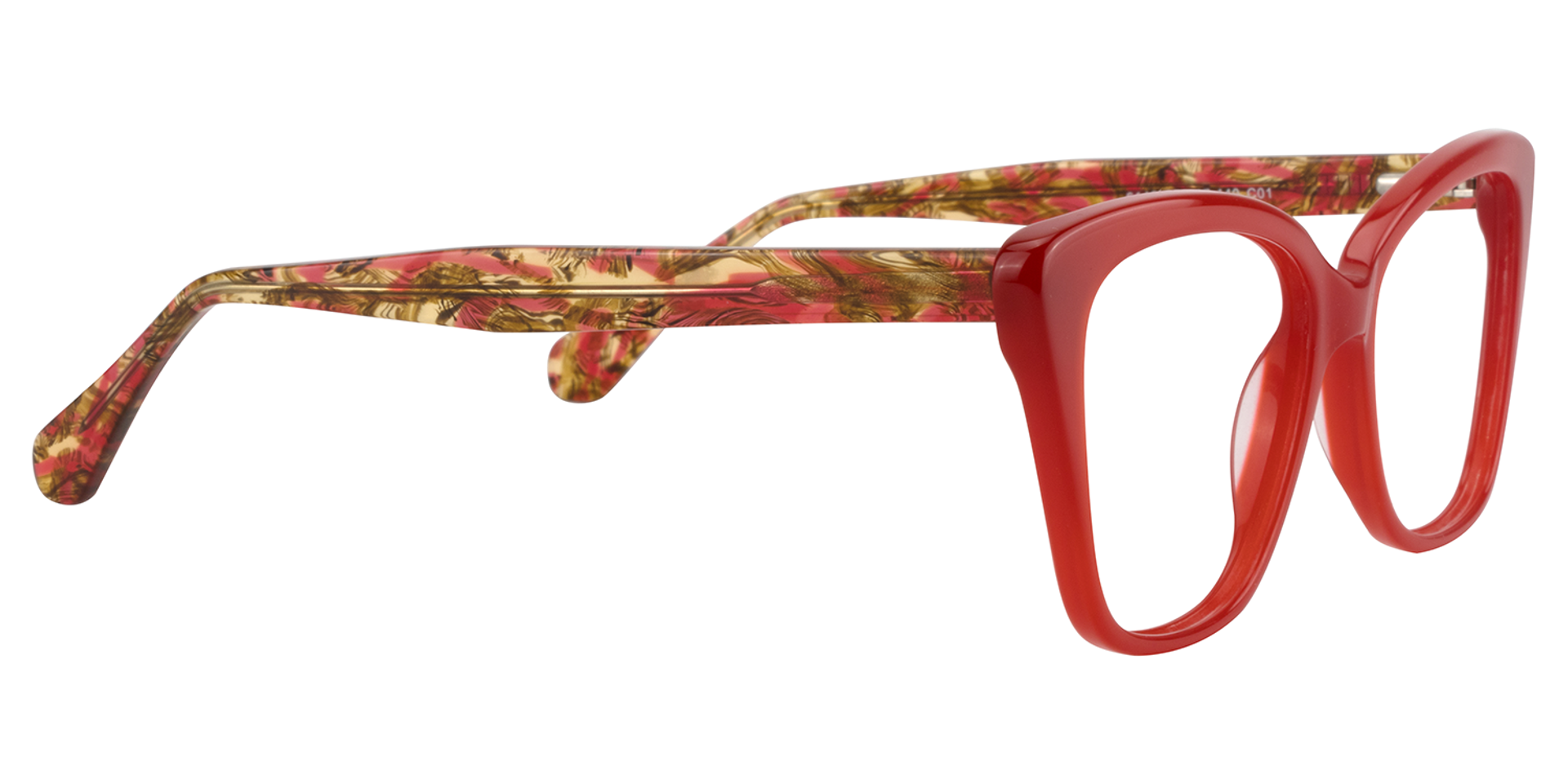 Square Red Glasses | ZEELOOL Canada4