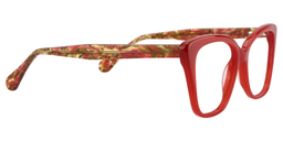 Alethea Square Red Glasses4