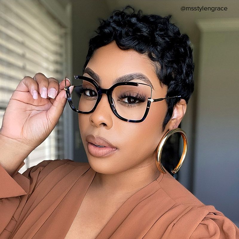 Tuyen Square Blue-Tortoise Glasses | ZEELOOL Canada7