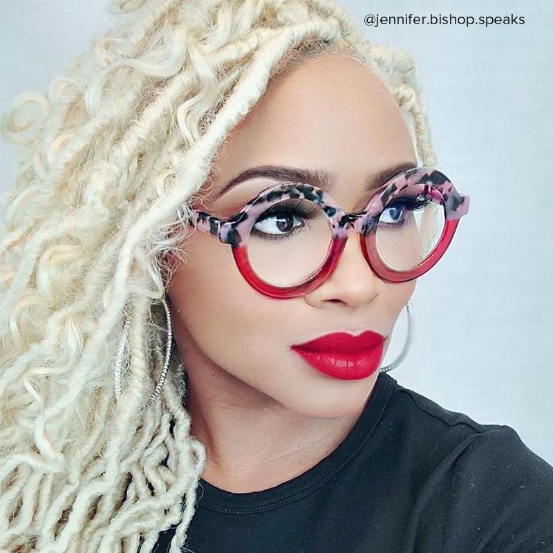 Calhoun Round Two-Tone Frame Glasses | ZEELOOL Canada6