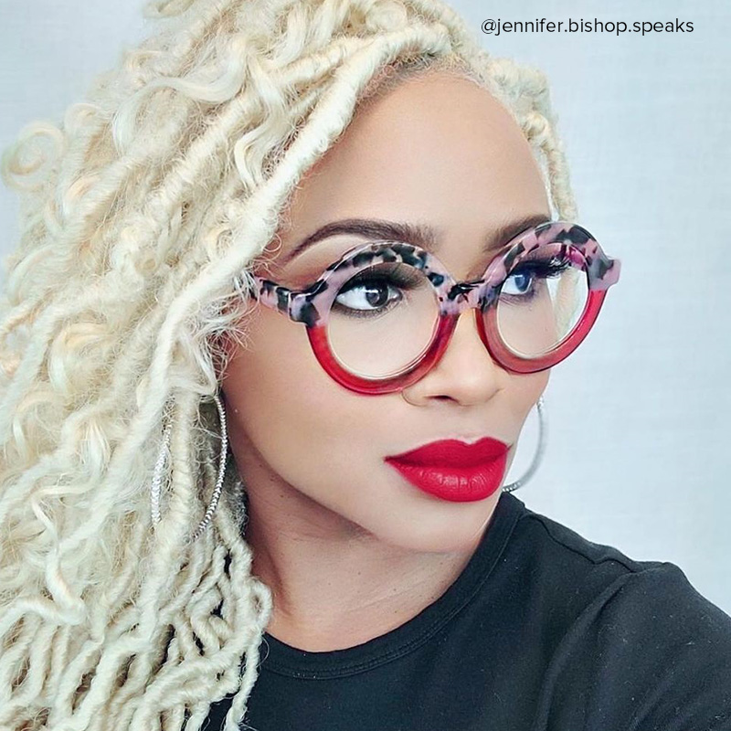 Calhoun Round Two-Tone Frame Glasses | ZEELOOL Canada6