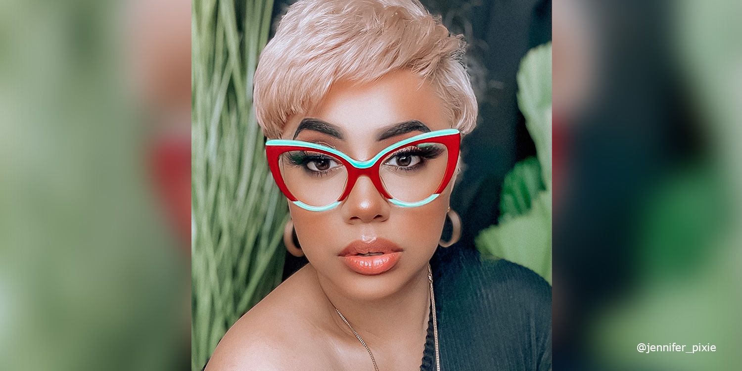 Claudette Cat Eye Burgundy Glasses | ZEELOOL Canada2