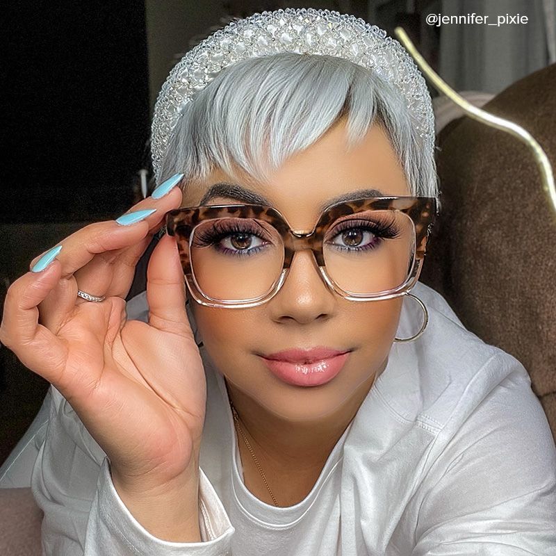 Dexter Square Light-Tortoise Glasses | Zeelool Glasses4