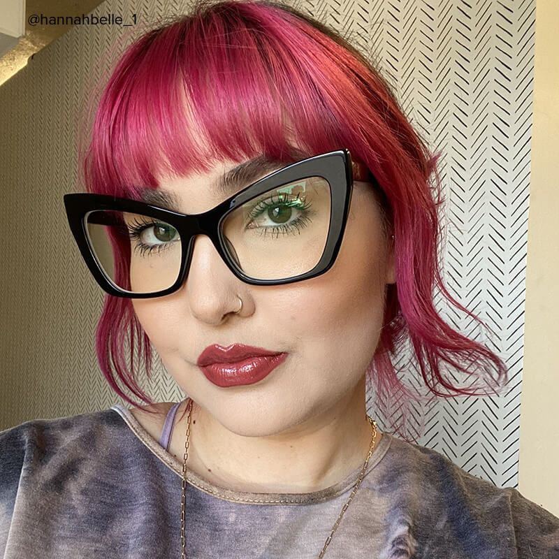 Driscoll Cateye Black Glasses | ZEELOOL Canada6