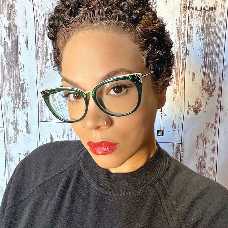 Dalton Cat Eye Dark Green Frame Glasses | ZEELOOL Canada10