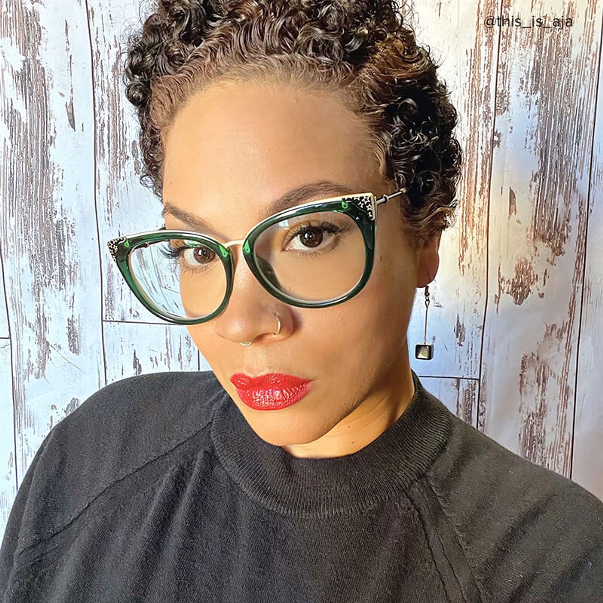 Dalton Cat Eye Dark Green Frame Glasses | ZEELOOL Canada10