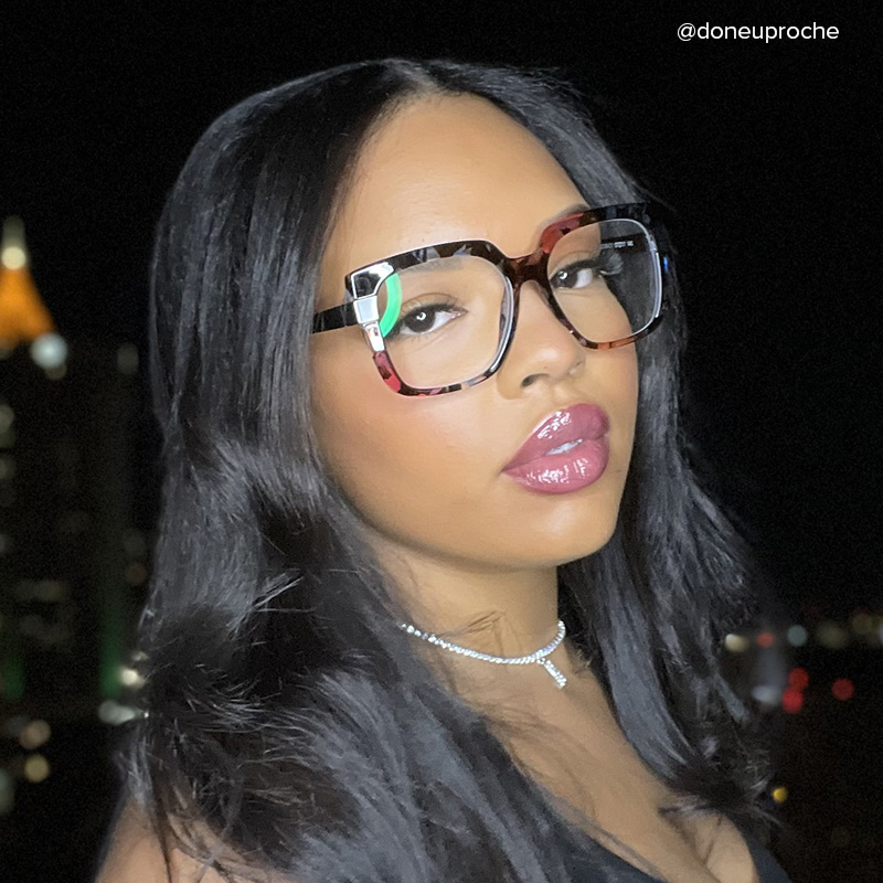 Reeves Square Floral Glasses | ZEELOOL Canada7