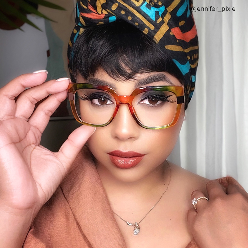 Yaida Square Multicolor Glasses6