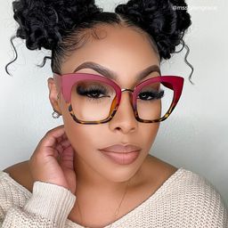 Denis Red Cat eye Glasses7