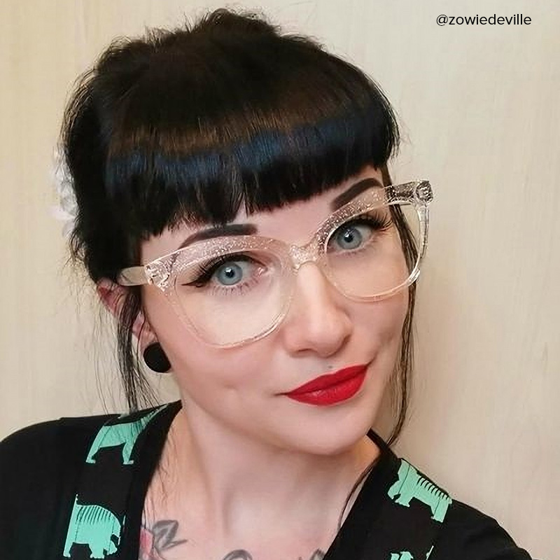 Santiago Cateye Crystal Glasses | ZEELOOL Canada5