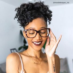 Edna Yellow-Tortoise Rectangle Glasses6