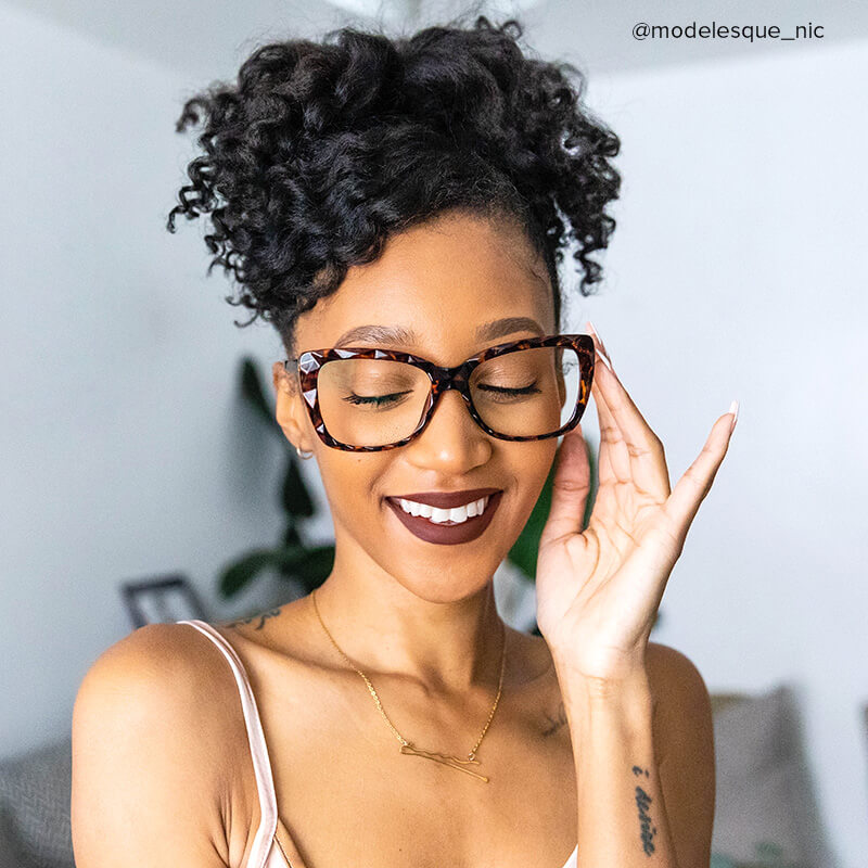 Edna Cateye Yellow-Tortoise Glasses6