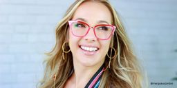 Dionne Cateye Bright-Pink Glasses3