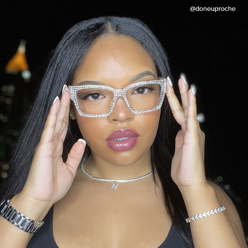 Drayton Square Clear Glasses | ZEELOOL Canada7