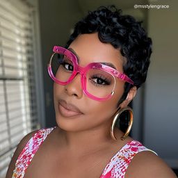 Darice Pink Round Glasses5