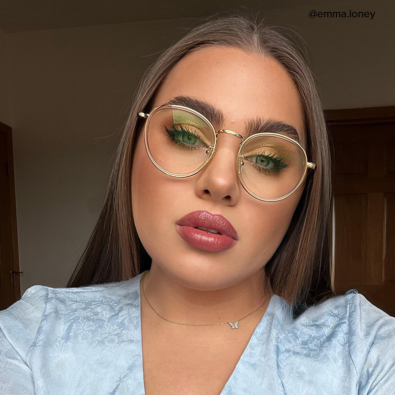 Yahya Round Gold-Crystal Glasses5