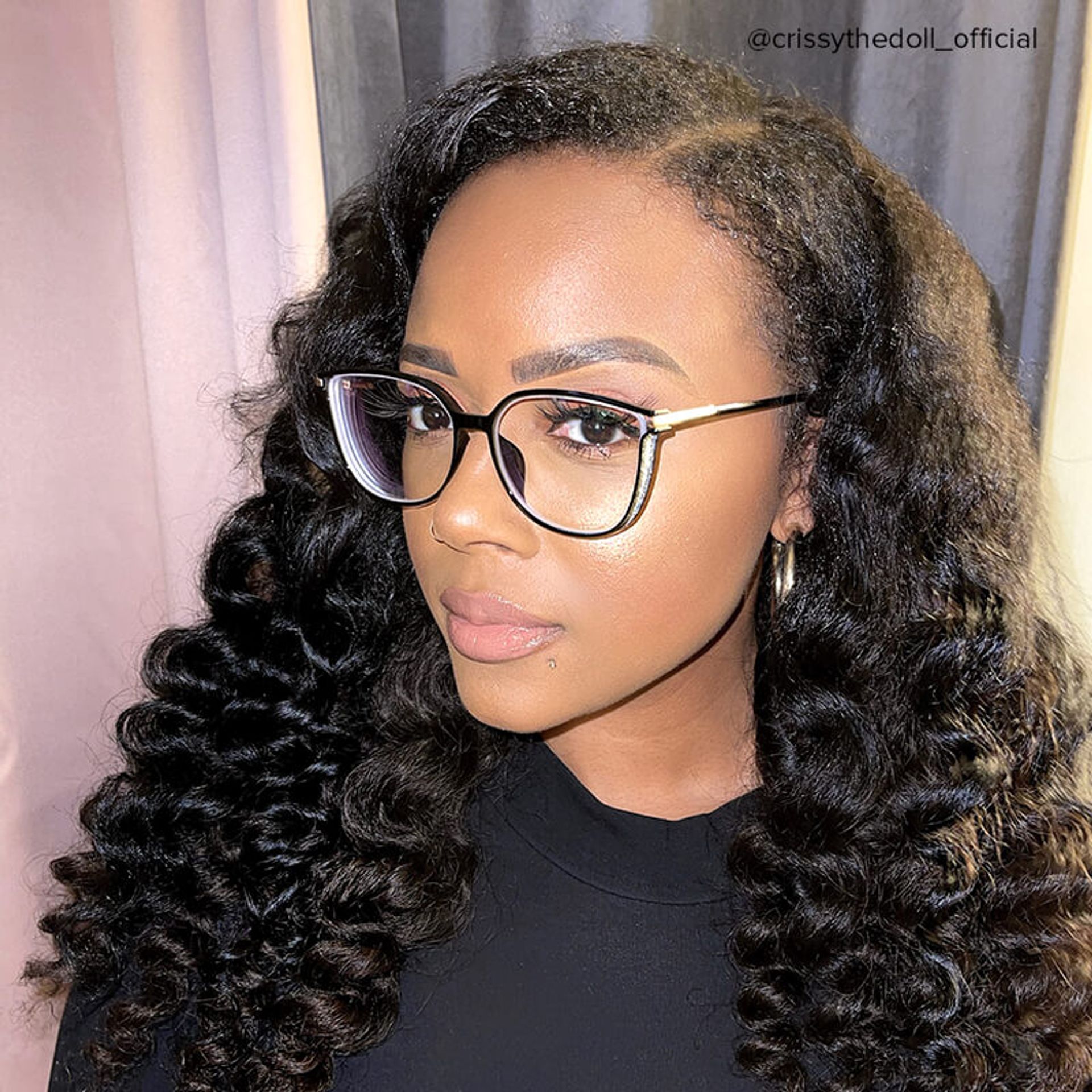 Rodz Square Black Frame Glasses with Prescription Lens11