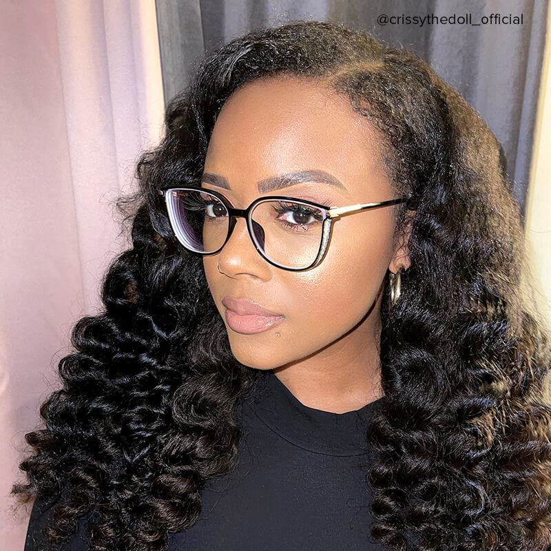 Rodz Square Black Frame Glasses with Prescription Lens11