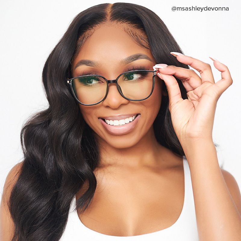 Rodz Square Black Frame Glasses with Prescription Lens8