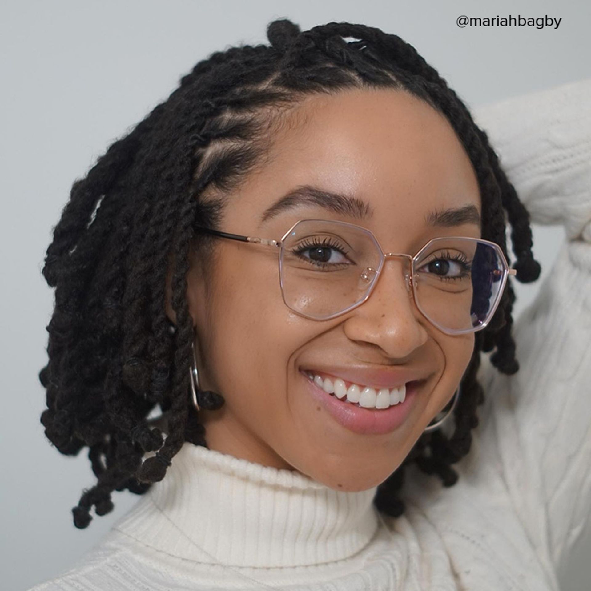 Bivins Geometric Gold Thin Frame Glasses | ZEELOOL Canada9