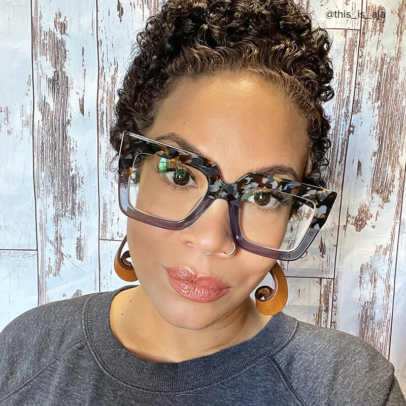 Brandon Square Gray Glasses8