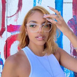 Juliet Clear Rectangle Glasses7