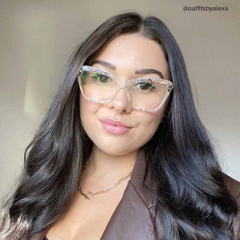 Juliet Clear Cateye Frame Glasses | ZEELOOL Canada8