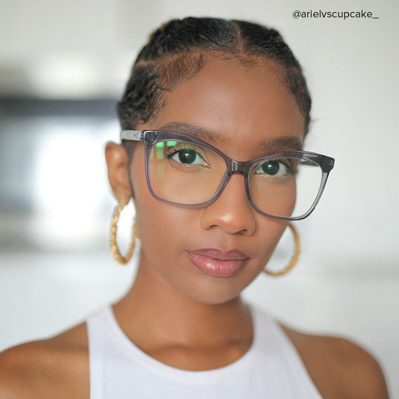 Alfred Butterfly Gray Frame Glasses | ZEELOOL Canada7