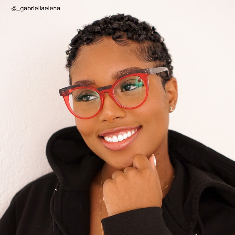 Lismary Cateye Pink Glasses | ZEELOOL Canada7