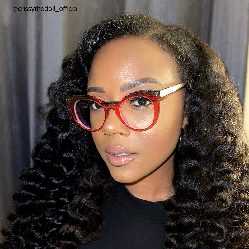 Lismary Cateye Pink Glasses | ZEELOOL Canada4