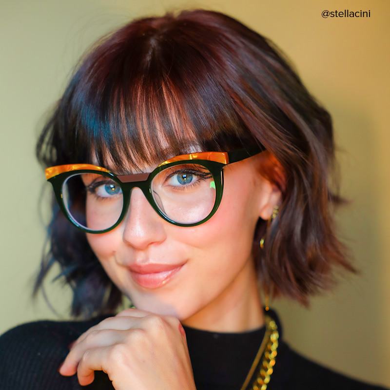 Lismary Cateye Green Glasses | ZEELOOL Canada4